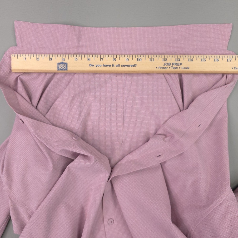 Lululemon Shirt Mens XXL Pink Check Long Sleeve Button Up New Venture Casual - Picture 13 of 14